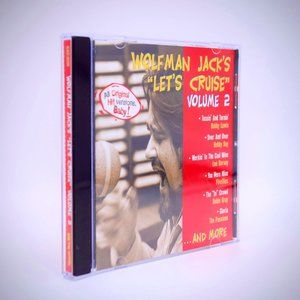 Wolfman Jack 1988 CD Lets Cruise Volume 2 Compilation Big Ear Music Disc Rare
